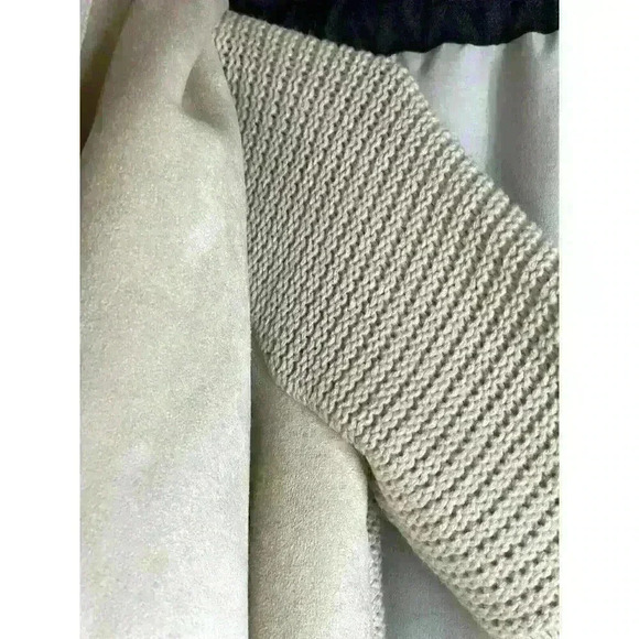 Gaby & Eden Women's Open Waterfall Front Cardigan Size Medium Cream in Color - Picture 9 of 12